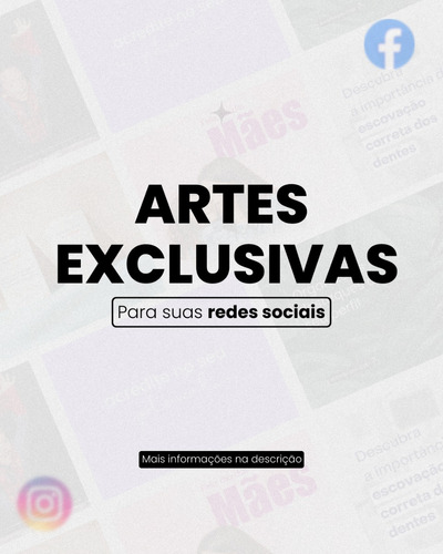 3 Artes Profissionais Para Facebook, Instagram E Mkt Digital