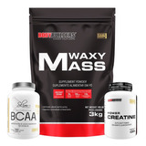 Kit Hipercalórico 3kg + Bcaa 120 Cápsulas + Creatina 100g