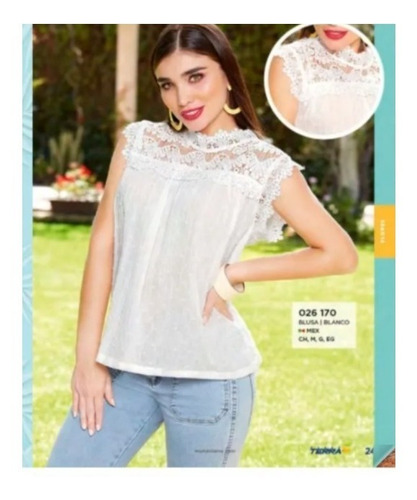 Blusa Mundo Terra 026170 -detalles-outlet/saldos Mchn