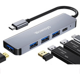 Adaptador Hub Usb C Multipuerto Usb 3.0 Docking Station