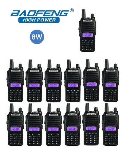 8w 13 Radios Baofeng Uv-82 Hp Vhf/uhf Máxima Potencia 