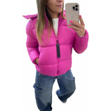 Campera Puffer Símil Pluma Colores The Big Shop