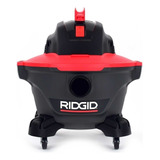 Aspiradora Solido/liquido Ridgid 6 Gal Rt0600m 22.5l 4.25 Hp Color Negro/rojo