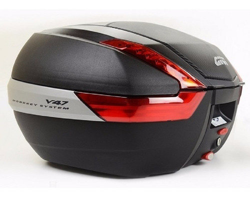 Bau V47 47l Monokey Givi Vermelho + Base M5