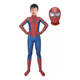 Mono De Spiderman Superhéroe Disfraz Con Máscara Cosplay Para Niños/adultos Traje De Halloween