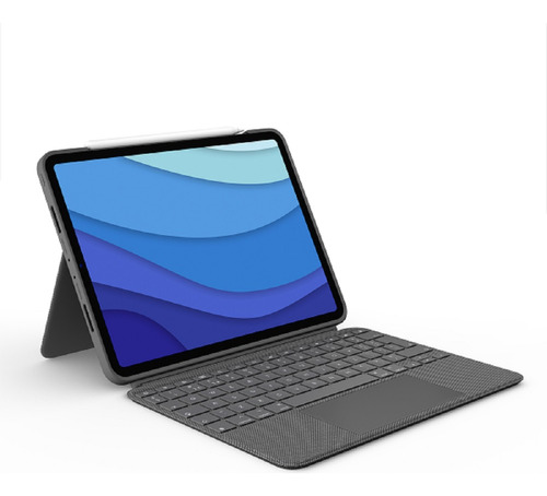 Capa Com Teclado Touch P/ iPad Pro 11  Cinza - 920-010095