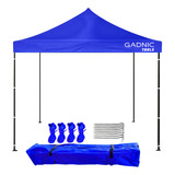 Carpa Toldo 3x3 Gadnic  Plegable Impermeable Reforzado Bolso