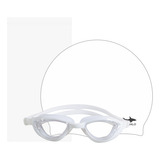 Set Natacion Goggle Panter Y Gorra Gx60 Color Blanco Escualo Diseño De La Tela Liso Talla Unitalla