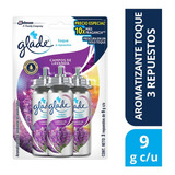 Pack X 3 Repuestos Aromatizante Glade Toque Lavanda 27gr