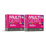 Combo 2 Caixas Multi Gerin Mulher Polivitaminico 60 Capsulas