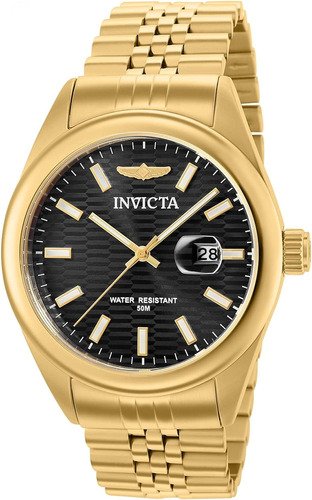 Reloj Invicta  Aviator  Aviator Quartz Black Dial Men's  384