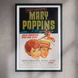 Cuadro 60x40 Peliculas Clasicas - Mary Poppins Vintage
