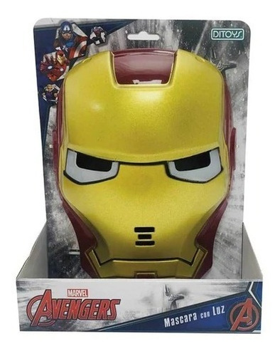 Máscara Con Luz De Los Vengadores Iron Man Ditoys
