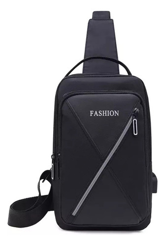 Bolso De Pecho Para Hombre Bandolero Con Carga Usb Hombre 