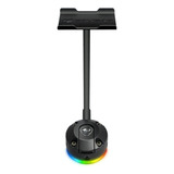 Suporte Para Headset Stand Cougar Bunker S Rgb C/ Hub Usb Cor Preto