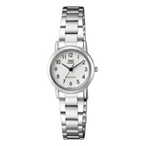 Reloj Para Mujer Q&q Qa39j Qa39j204y Plateado