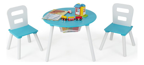 Juego De Mesa Y Silla Para Niños De Malla Central Muebles