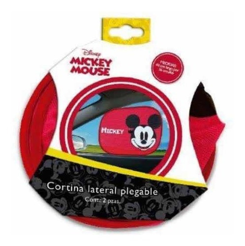 Par Cortina/parasol Plegable Lateral De Carro Mickey Mouse