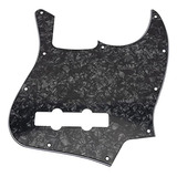 Pickguard Jazz Bass J Bass Usa/mex Fender (black Pearl De 3)