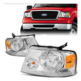 Par Faros Delanteros F150 Lobo 2004 2005 2006 2007 2008