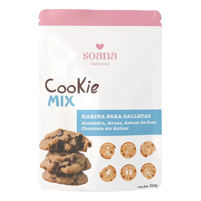 Harina Galletas Chocolate Sin Azúcar Sin Gluten Soana | Meses sin interés