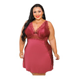 Camisola Sem Bojo C/ Renda Sexy Feminina Lingerie Qualidade