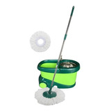 Nueva Cubeta Magic Bucket Verde Con 2 Mops Blancos