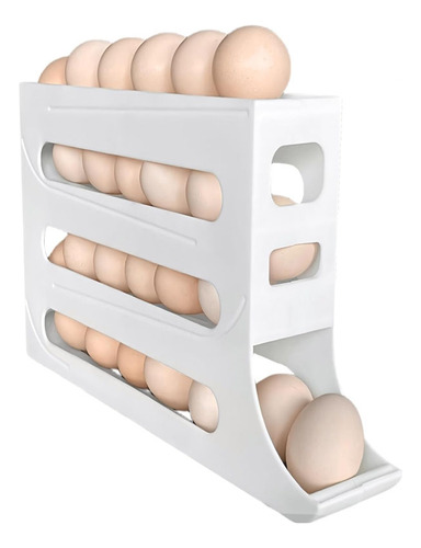 Organizador De Huevos De 4 Pisos Para Refrigerador, Almacena
