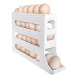 Organizador De Huevos De 4 Pisos Para Refrigerador, Almacena