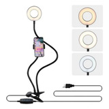 Ring Light Led Iluminador Com Suporte Celular Live Stream 1