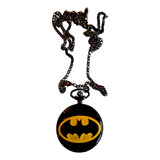 Reloj Analogo Bolsillo Diseño Batman Negro