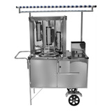 Carrinho De Churrasco Grego Inox Com Toldo - Cefaz