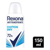 Desodorante Rexona Aerossol Motion Sense Cotton Dry 150ml