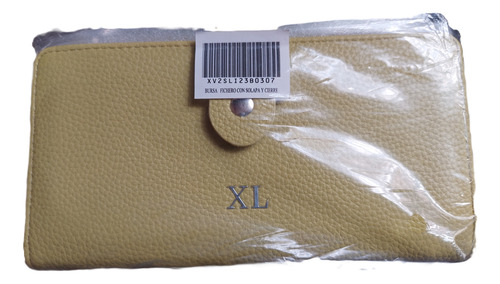 Billetera Mujer Xl Lima Tarjetero Moda Cuero Pu 