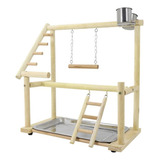 Soporte Para Perros Perch Stand, Para Loros, Con Bandeja De