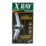 X Ray 40 Cápsulas. Reduce Dolor E Inflamación