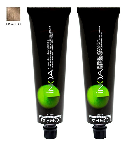 Loreal Inoa X2 Tinturas Cabello Sin Amoníaco Tono 10.1 X60gr