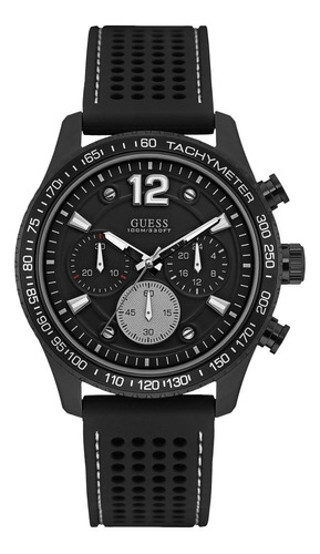 Reloj Guess Hombre Negro Fleet W0971g1