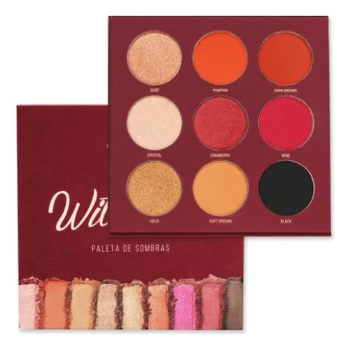 Paleta De Sombras 9 Cores My Life - With Love