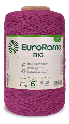 Barbante Colorido N.6 1,8kg Euroroma