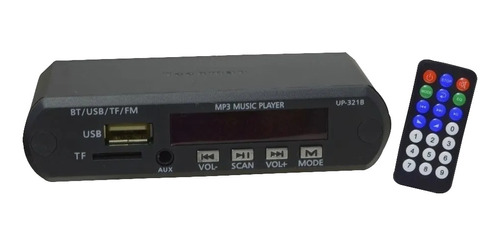 Reproductor De Musica Usb, Bluetooh, Fm, Aux Externo