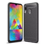 Funda Tpu Carbono Rugged Para Samsung Galaxy A20