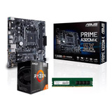 Combo Actualizacion Amd Ryzen 5 5600g + A320m Am4 + 8gb Ddr4