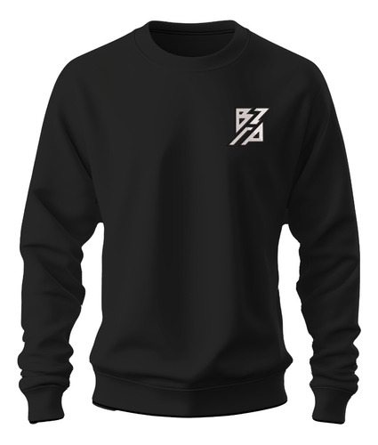 Sudadera Sweater Bordado Logo Musica Dj Bizarrap Bzrp