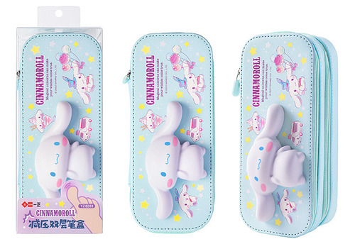 Sanrio Pu Estuche De Lápices De Gran Capacidad Kawaii