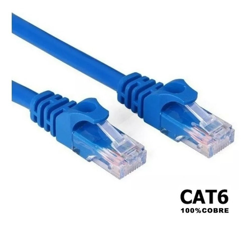 Patch Cord Cat6 10 Metros Giga Lan 100% Cobre