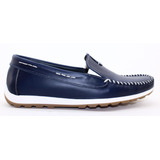 Mocasin Nautico Hombre Cuero Costuras Nuevos 3500 Cshoes