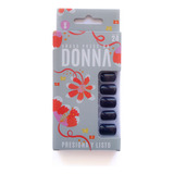 Uñas Press On In The Dark Autoadhesivas 24 Pcs Donna Liso