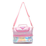 Lunchera Termica Hologramada Glitter Conservadora Skora 