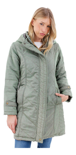 Campera Larga Impermeable Rompeviento Nofret Nuevo Mujer 